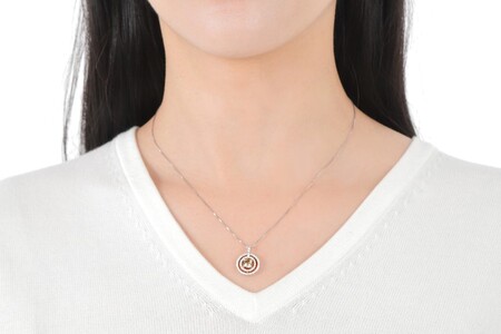 【一点もの】ブラウンダイヤモンド（0.70ct）プラチナペンダント　R83　K05139-H
