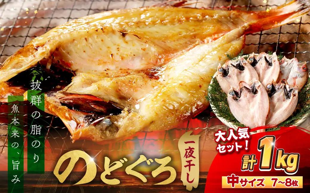シーライフ のどぐろ一夜干し7～8枚で計1.0kg 「大人気セット」【005_2065】