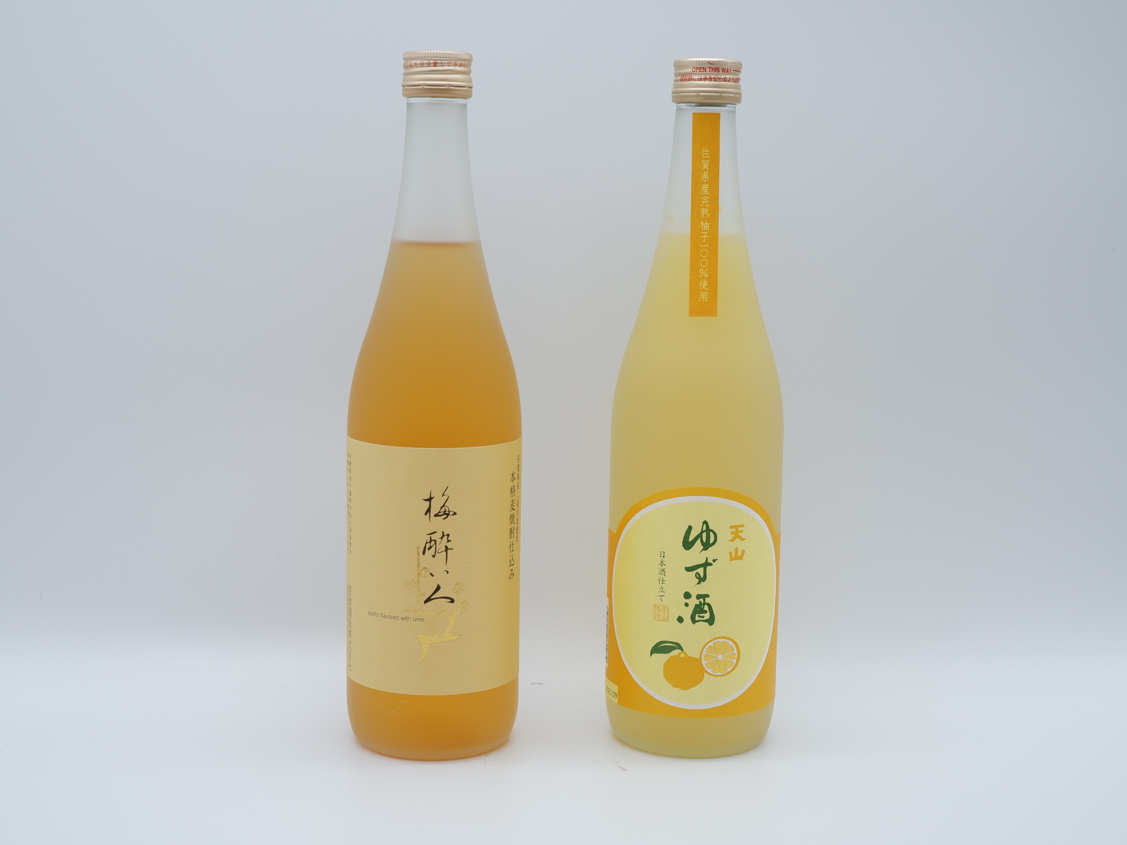 
佐賀の蔵元 梅酒＆ゆず酒セット 720ml×2本《良酒 佐嘉蔵屋》
