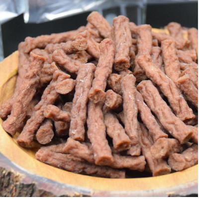 ふるさと納税 美唄市 DearHounds こだわりの愛犬 愛猫用おやつ蝦夷鹿スティックジャーキー200g×2個セット |  | 03