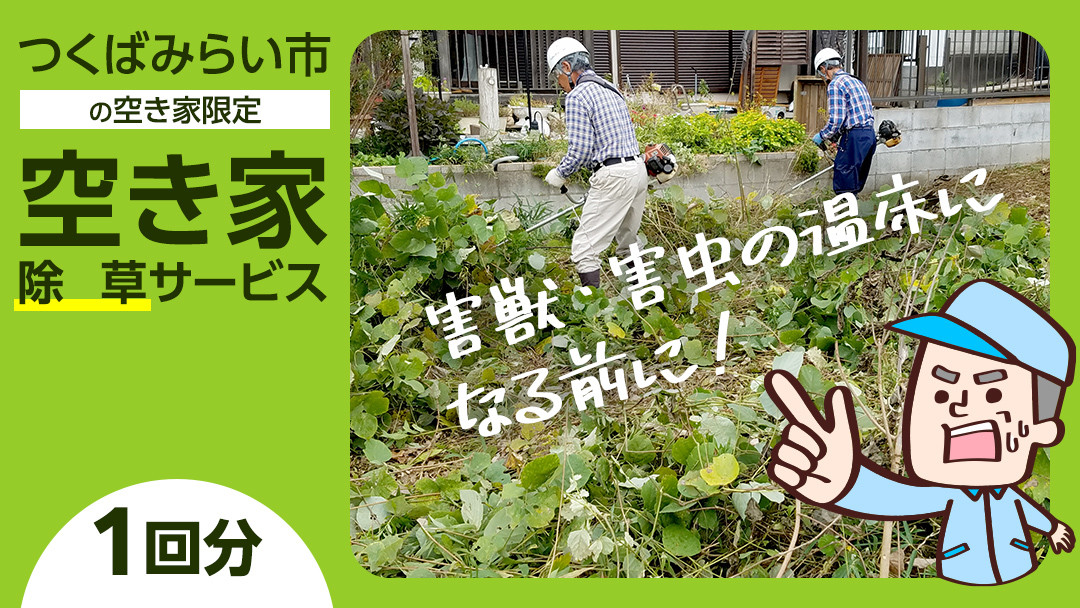 
空き家除草サービス【1回分】 管理 見守り 代行 点検
