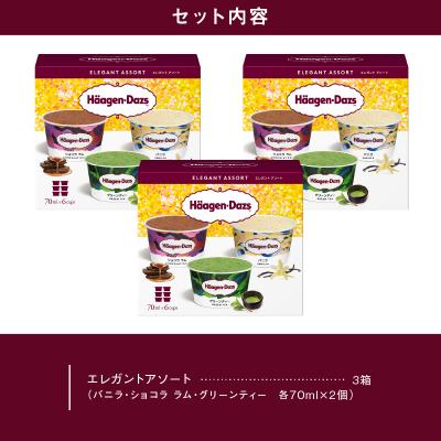 ふるさと納税 浜中町 【数量限定!!】ハーゲンダッツ『エレガントアソートボックス3箱セット』_H0026-061 |  | 02