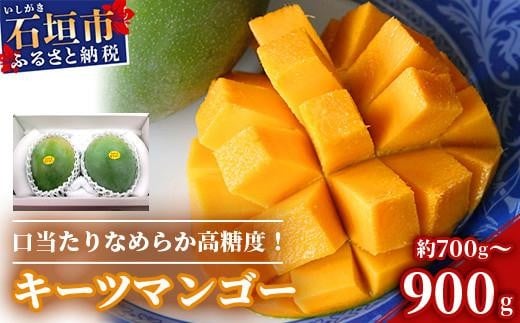 ＜先行予約＞ 沖縄県石垣島産 キーツマンゴー 約700～900g【2026年8月発送】【口当たりがなめらかな 高糖度マンゴー】