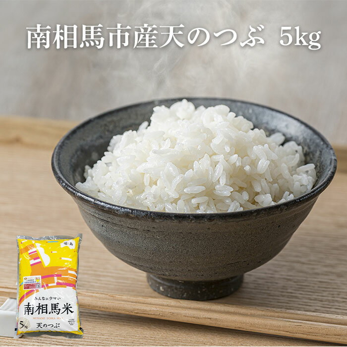 【ふるさと納税】【先行予約】 令和7年産 南相馬市産「天のつぶ」5kg ふくしま未来農協 JA 精米 白米 コメ ごはん ブランド米 大粒 南相馬 福島 オリジナル 品種 福島県産 お取り寄せ 炊き立て おかゆ カレー 送料無料 ふるさと納税 オンライン申請【2200101】