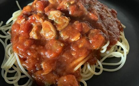 パスタソース「ボンゴレロッソ」3人前 / パスタ ぱすた レトルト ソース パスタソース トマトベース パウチパック / 恵那市 / PASTA屋ケンしろう[AUFJ005]