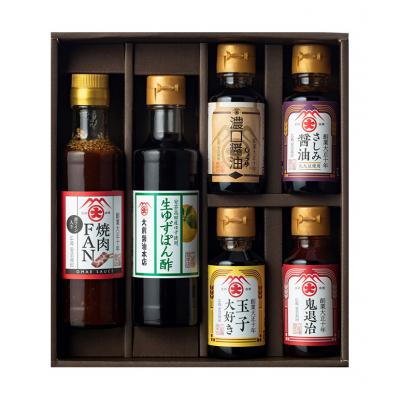 ふるさと納税 安芸高田市 大前醤油おまかせ 100ml×4本と200ml×2本セット 調味料 醤油 [No5895-0749] |  | 01