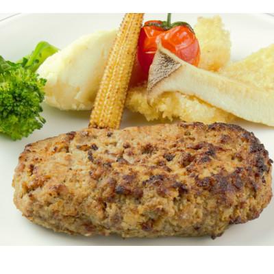 ふるさと納税 合志市 馬肉の粗挽きハンバーグ16個セット(130g×16個)(合志市)