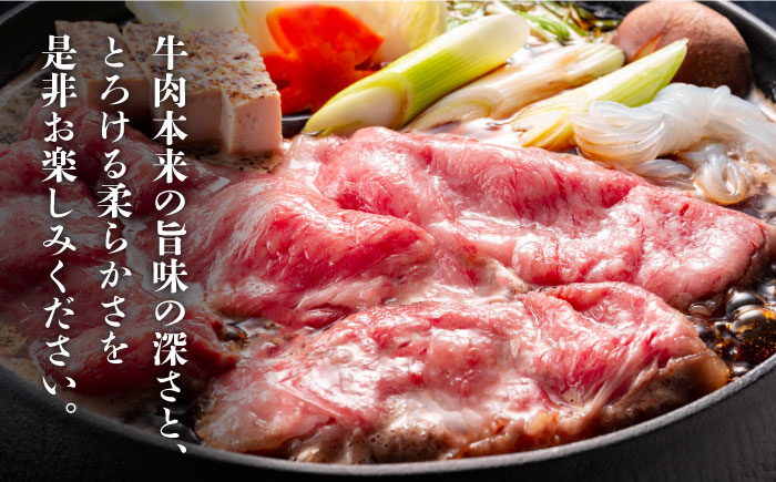 【全3回定期便】【厳選部位使用！】博多和牛しゃぶしゃぶ・すき焼き用500g《築上町》【株式会社MEAT PLUS】 [ABBP039]
