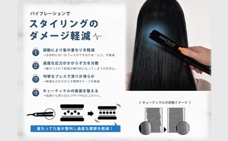 ヘアアイロン ケアライズ アクアプレート ヘアアイロン