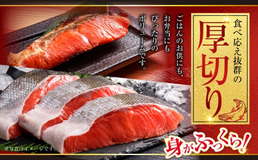 通常発送 特選 甘塩天然紅鮭 3切真空×5パック 甘塩仕立て 厚切り 切り身 切身 鮭 サケ さけ しゃけ 紅鮭 甘塩 天然 魚 魚介 海産物 冷凍 パック おかず 北海道 釧路市