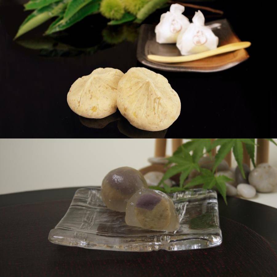＜栗菓匠　七福＞栗箱　みつ栗15個入