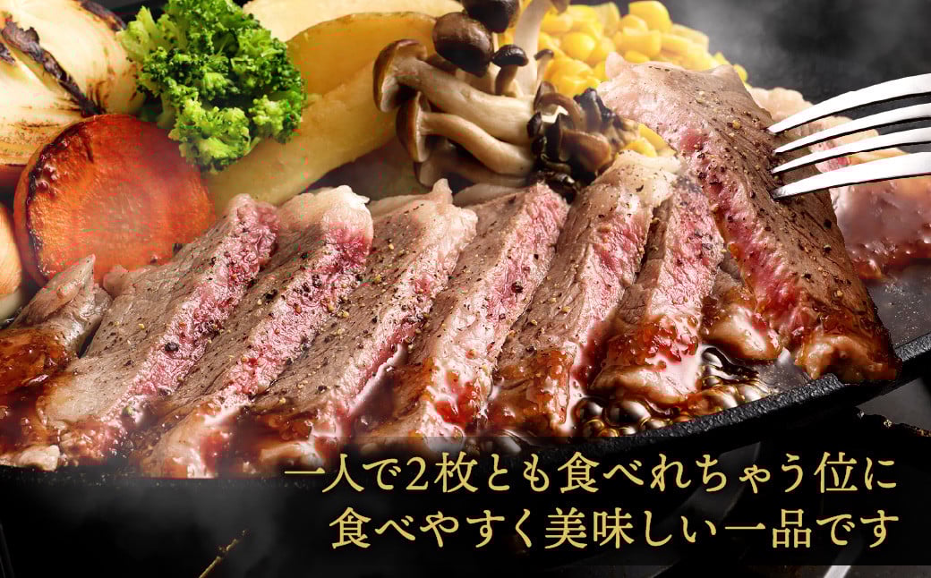 【緊急支援品】 福岡牛 サーロインステーキ 約360g (約180g×2枚) 牛肉 赤身