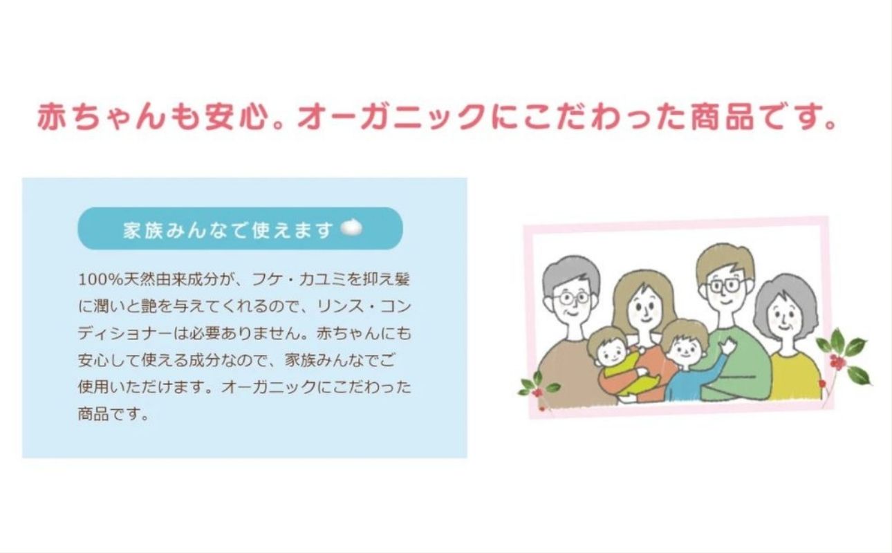100%天然のヘアシャンプー「夢見るシャンプー」300ml 3本セット【シャンプー ヘアケア 浴用 オーガニック 天然由来 ナチュラル 三重県 四日市市 ふるさと納税】