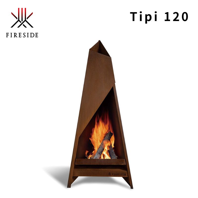 【ふるさと納税】選べる Tipi 120 Tipi 150 駒ヶ根市 アウトドア キャンプ たき火台 焚火台 組立式 薪ストーブ ガーデンストーブ