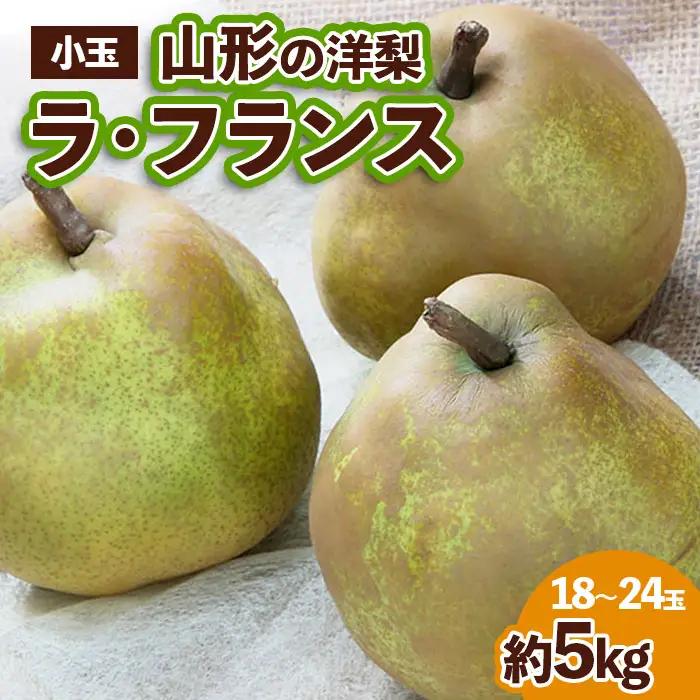 山形の洋梨 ラフランス 優品 約5kg (小玉2L～M/18～24玉)[11月発送]【令和8年産先行予約】 FS25-782