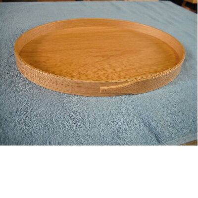 【ふるさと納税】ナラの曲木のトレイ【1261295】