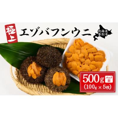 ふるさと納税 登別市 蝦夷ばふんうにパック詰 100g×5枚