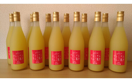 8-042-003　秋香園 りんごジュース 720ml×12本セット