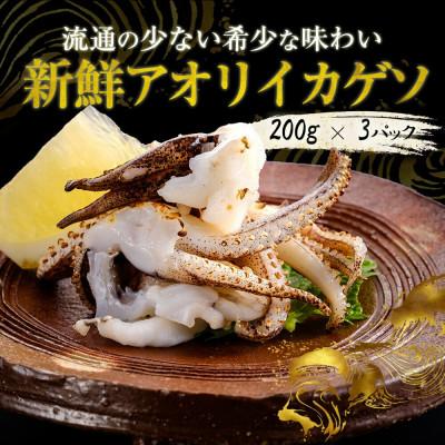 ふるさと納税 さぬき市 あおりいかゲソ加熱用600g(200g×3p)