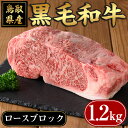 【ふるさと納税】鳥取黒毛和牛ロースブロック(計1.2kg)国産 黒毛和牛 牛肉 ロース ブロック ステーキ ローストビーフ 焼肉 BBQ バーベキュー ギフト 贈答 【sm-AP005】【いろは精肉本店】