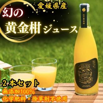 幻の柑橘　黄金柑ジュース【２本セット】（愛媛県明浜産）