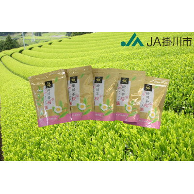 【ふるさと納税】掛川茶ティーバッグ桜　5袋セット(1袋20個入)【配送不可地域：離島・沖縄県】【1718374】
