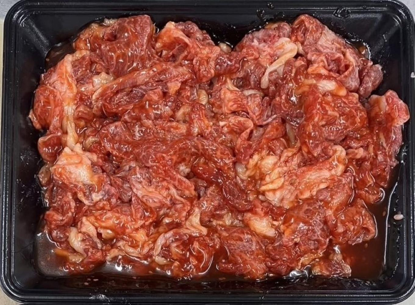 
                  【定期便全12回】博多和牛A4ランク以上焼肉用タレ漬550g　　　
                