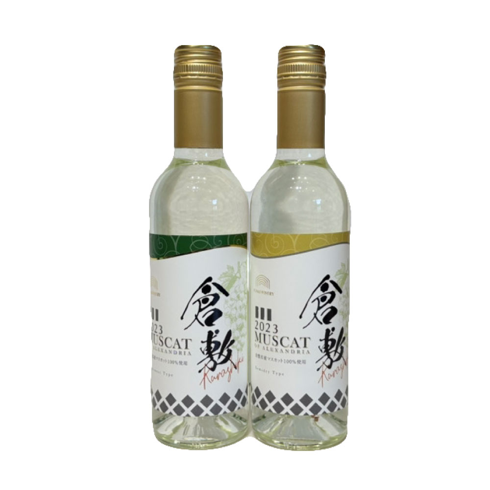 【ふるさと納税】＜選べる容量＞ふなおワイナリー マスカット・オブ・アレキサンドリア 375ml×2本セット 750ml×2本セット 白ワイン・お酒・ワイン・アルコール・甘口・辛口