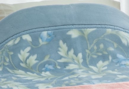 [ロマンス] ノエル マイヤー毛布 ブルー シングル 7210170 [2845]