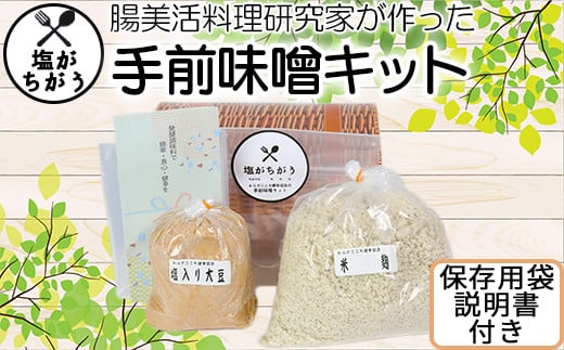 
塩がちがう 手前味噌 キット （完成2kg） からだこころ健幸協会 手作り 発酵 自家製 発酵食品 ＜149-005_5＞

