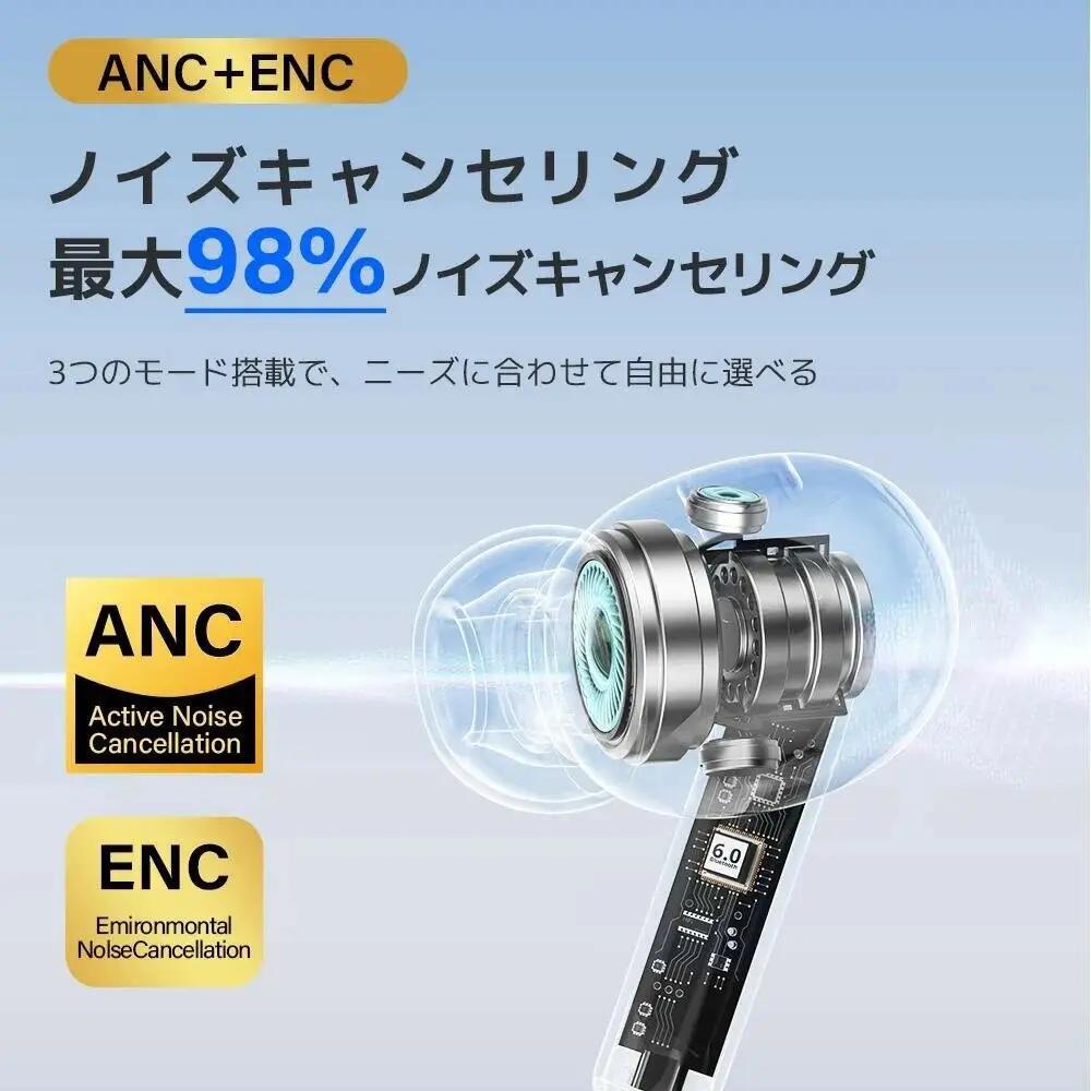 液晶イヤホン  ホワイト