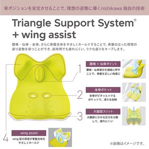 nishikawa / 西川 Keeps クッション for beauty グレー【P391W】　キープス クッション