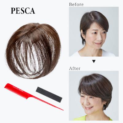 ふるさと納税 渋谷区 ヘアメイト チャチャ ショートダークブラウン[ワンポイントウィッグ]チャチャテープ1本・専用コーム付 |  | 01