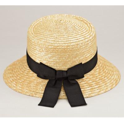 ふるさと納税 春日部市 春日部市伝統工芸品 田中帽子店　麦わら帽子　アリス　頭囲57.5cm(UK-H068-NA) |  | 02