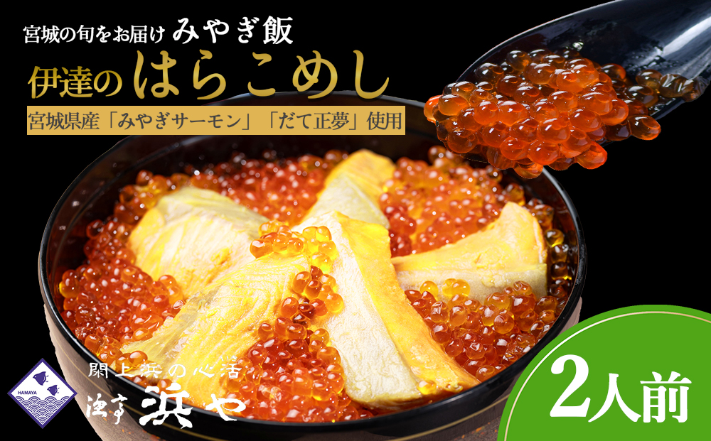 みやぎ飯【先行予約】【宮城さーもん】伊達のはらこ飯　２人前