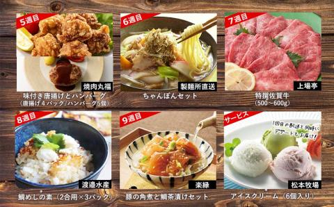 人気のおかずを毎週お届け！便利な晩ごはん定期便【全9回配送（初回デザート付）】
