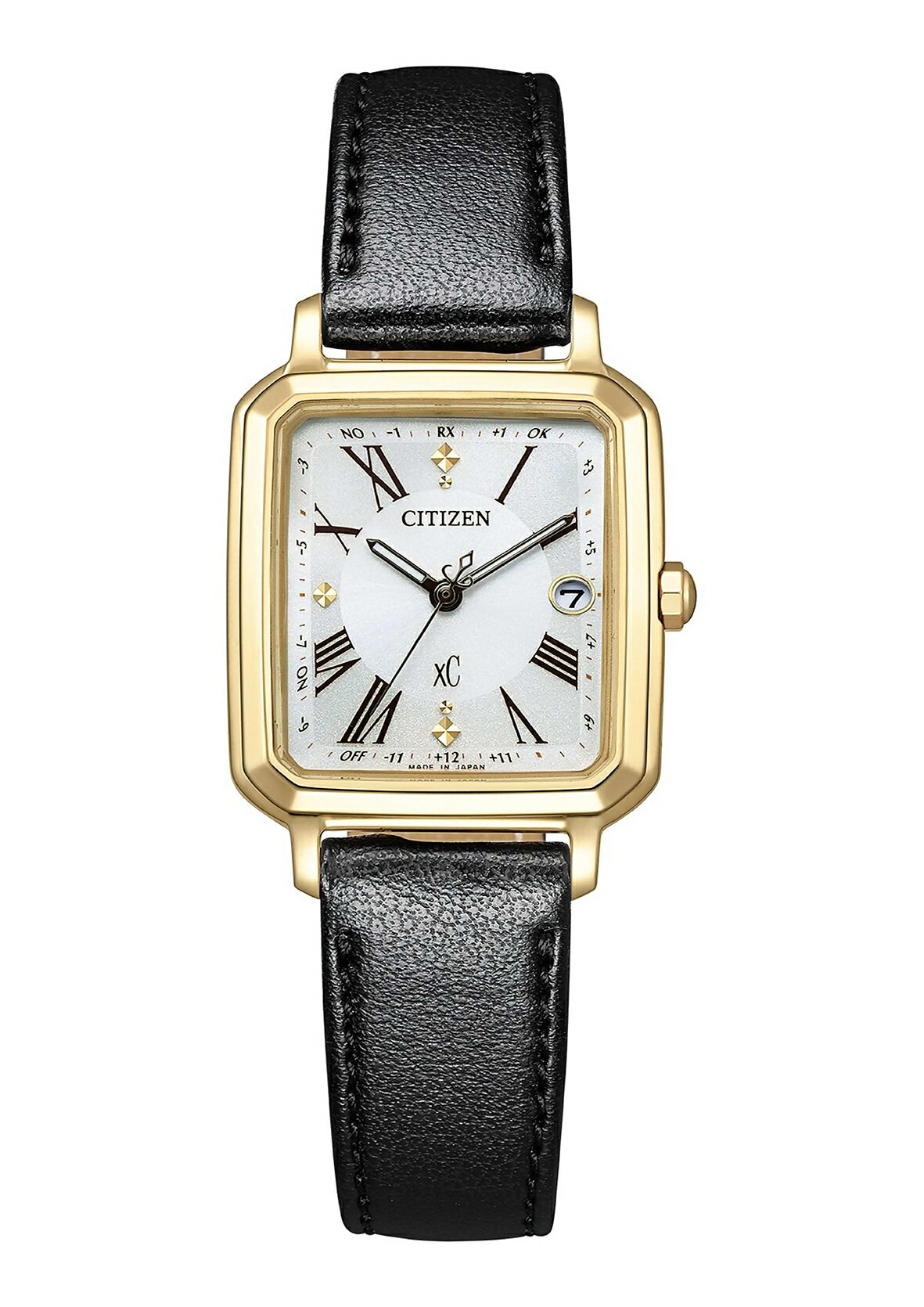 【ふるさと納税】シチズン 腕時計 XC(クロスシー)　ES9502-12A 替えバンド付き | citizen クロスシー腕時計 時計 正規品 レディース ビジネス スーツ カジュアル フォーマル 贈答 贈答用 ギフト クリスマス プレゼント 母の日 国内製造 国産 電波 ソーラー エコドライブ