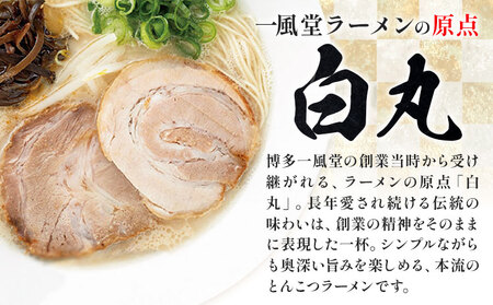 ラーメン 一風堂 白丸 ラー麦麺 セット 2食 地域商社ふるさぽ《90日以内に出荷予定(土日祝除く)》福岡県 鞍手町 ラーメン とんこつ 豚骨スープ 豚骨ラーメン ラー麦 麺
