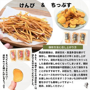 茨城県産さつまいも使用　芋之助のけんぴ＆チップス・芋蜜付セット（けんぴ60g×4袋、チップス60g×4袋）【 さつまいも 茨城県 日立市 】