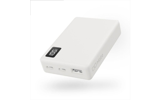 CIO モバイルバッテリー 10000mAh Mate Powerbank 001 ナチュラルホワイト｜小型 軽量 おしゃれ 便利 [2674]