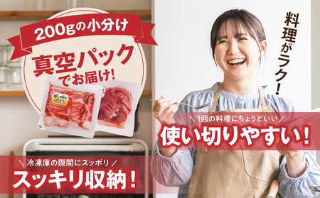 家計応援キャンペーン!霧島黒豚バラ&もも切り落とし2.8kgセット+ハンバーグ_AC-2803-CP_(都城市) 霧島黒豚 バラ もも 切り落とし 200g 小分け 煮込みハンバーグ デミグラスソース