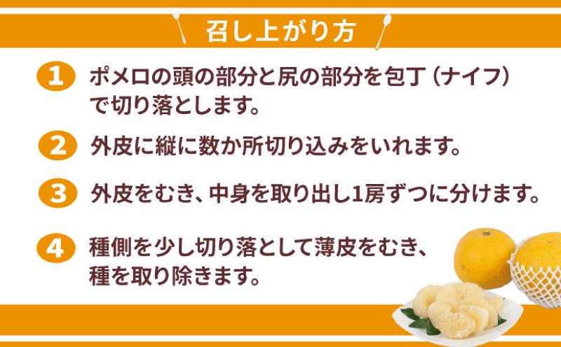 愛媛 みかん メイポメロ イエローポメロ 8kg 10~12個 詰合せ 山本みかん ポメロ 果物 フルーツ 柑橘 蜜柑 農家直送 産地直送 数量限定 国産 宇和島 B015-038005