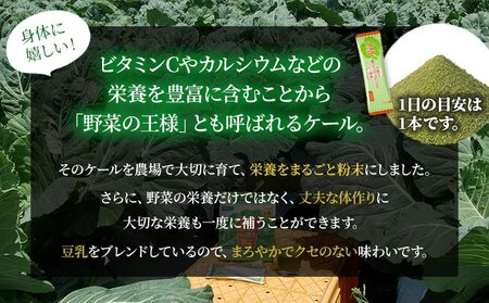 ＜野菜とカルシウムとタンパク質がとれる青汁 6回定期便＞ ケール 粉末 豆乳 契約農家 健康 濃縮野菜 ケール 無添加 ミネラル農法 化学農薬不使用 青汁 野菜不足解消 ファンケル FANCL グリー