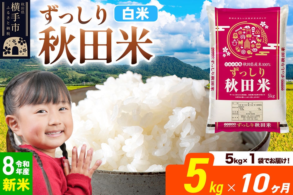 
                  《令和8年産 新米受付》《定期便10ヶ月》秋田県 横手市産 ブレンド米【白米】5kg（5kg×1袋） [米 お米 こめ 白米 精米 ブレンド米 小分け ご飯 ごはん 秋田県産 横手市]
                