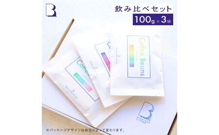 飲み比べセットBREATHERCOFFEE挽き方選択可飲み比べセット【100g×3袋】 極細引き