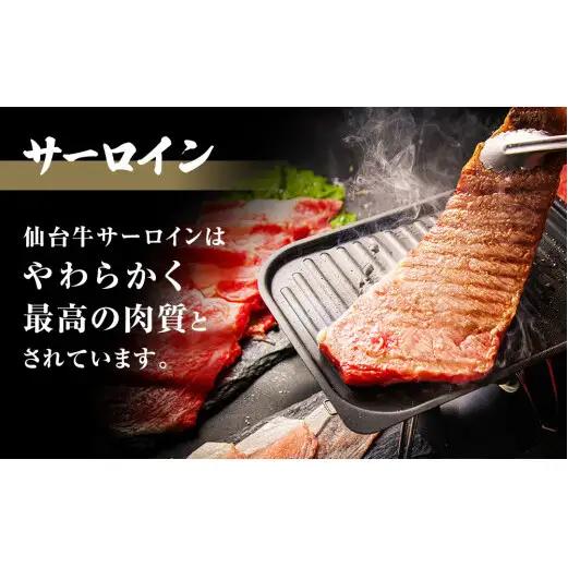 仙台牛 サーロインステーキ すき焼き セット 合計 1kg 冷蔵 A5ランク サーロイン 宮城県 石巻市