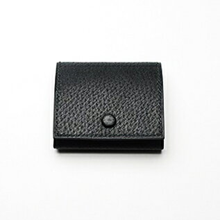 【ふるさと納税】コインケース 小銭入れ 小物入れ 国産 猪革 手縫い 黒 ブラック 本革 レザー GOMYO LEATHER いのしし イノシシ 猪 革製品 革小物 猪皮 なめし革 五名 里山 誕生日 縦6.8cm 横7.5cm 厚さ2.5cm 香川県 東かがわ市 46311577