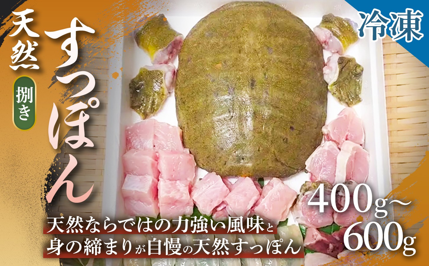 
                  【ご家庭で手軽にすっぽん料理】天然すっぽん（捌き）400g～600g すっぽん 天然すっぽん 産地直送 すっぽん料理 すっぽん鍋 滋養強壮 贈答用 ギフト 浜坂産 兵庫県
                