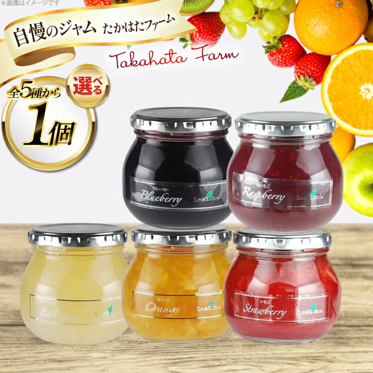 【ふるさと納税】 ジャム 選べる 種類 1個 [山形県 高畠町 たかはたファーム] いちご イチゴ ストロベリー 果物 フルーツ じゃむ 木苺 きいちご ブルーベリー オレンジ みかん ミカン マーマレード ラフランス 洋梨 なし 梨