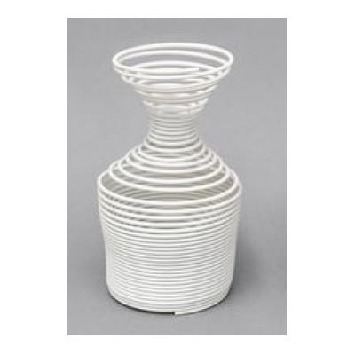 ふるさと納税 磐田市 SPRING VASE (flower vase)トラディショナル型　ホワイト
